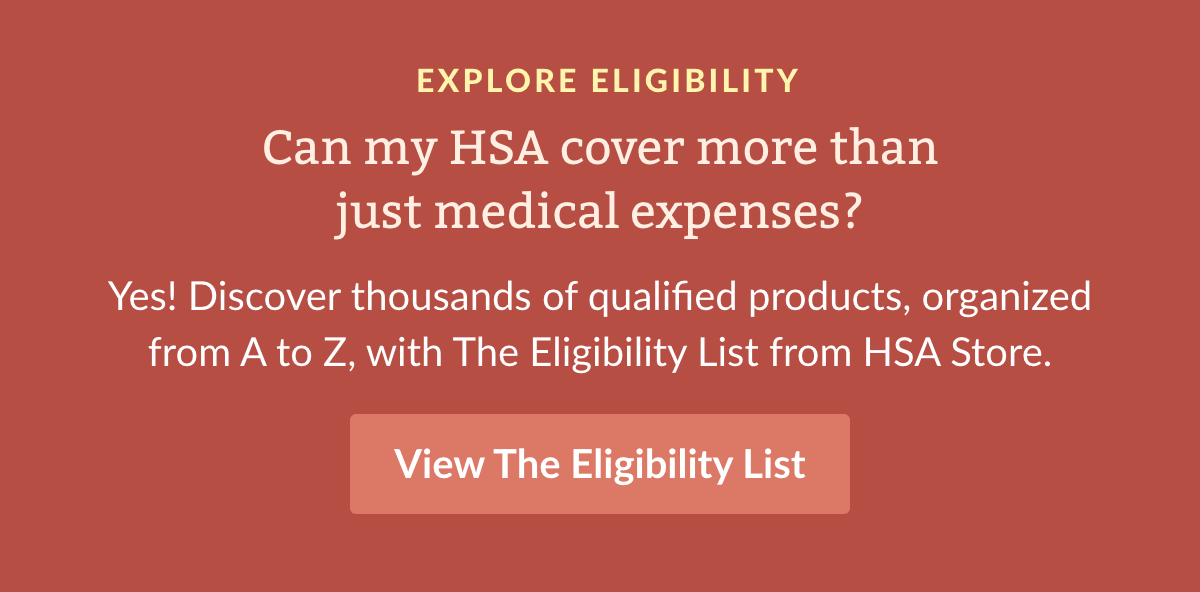HSA Eligible Expenses